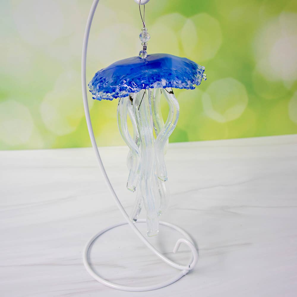 Jellyfish Ornament - Light Blue