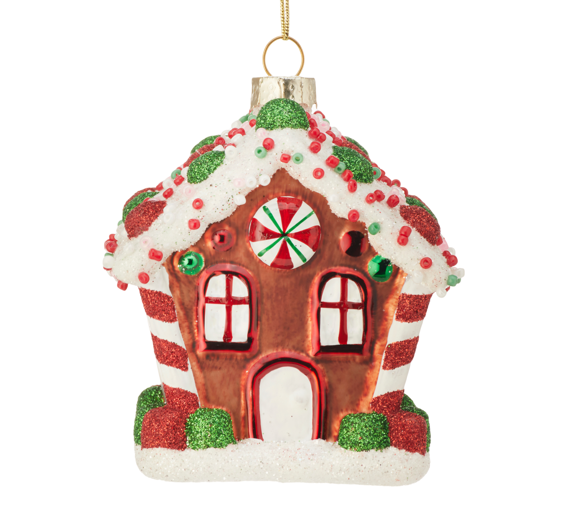 Gingerbread House Ornament - The Sandy Santa