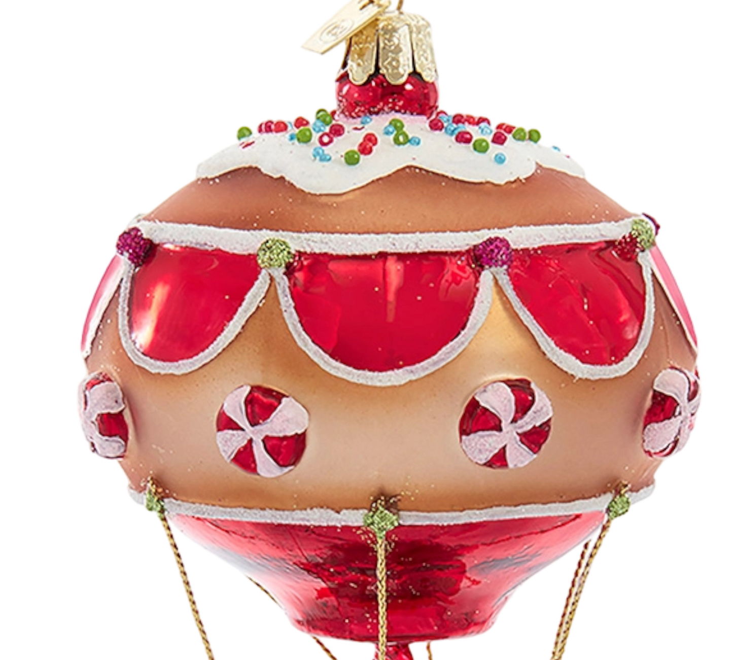 Gingerbread Hot Air Balloon Ornament