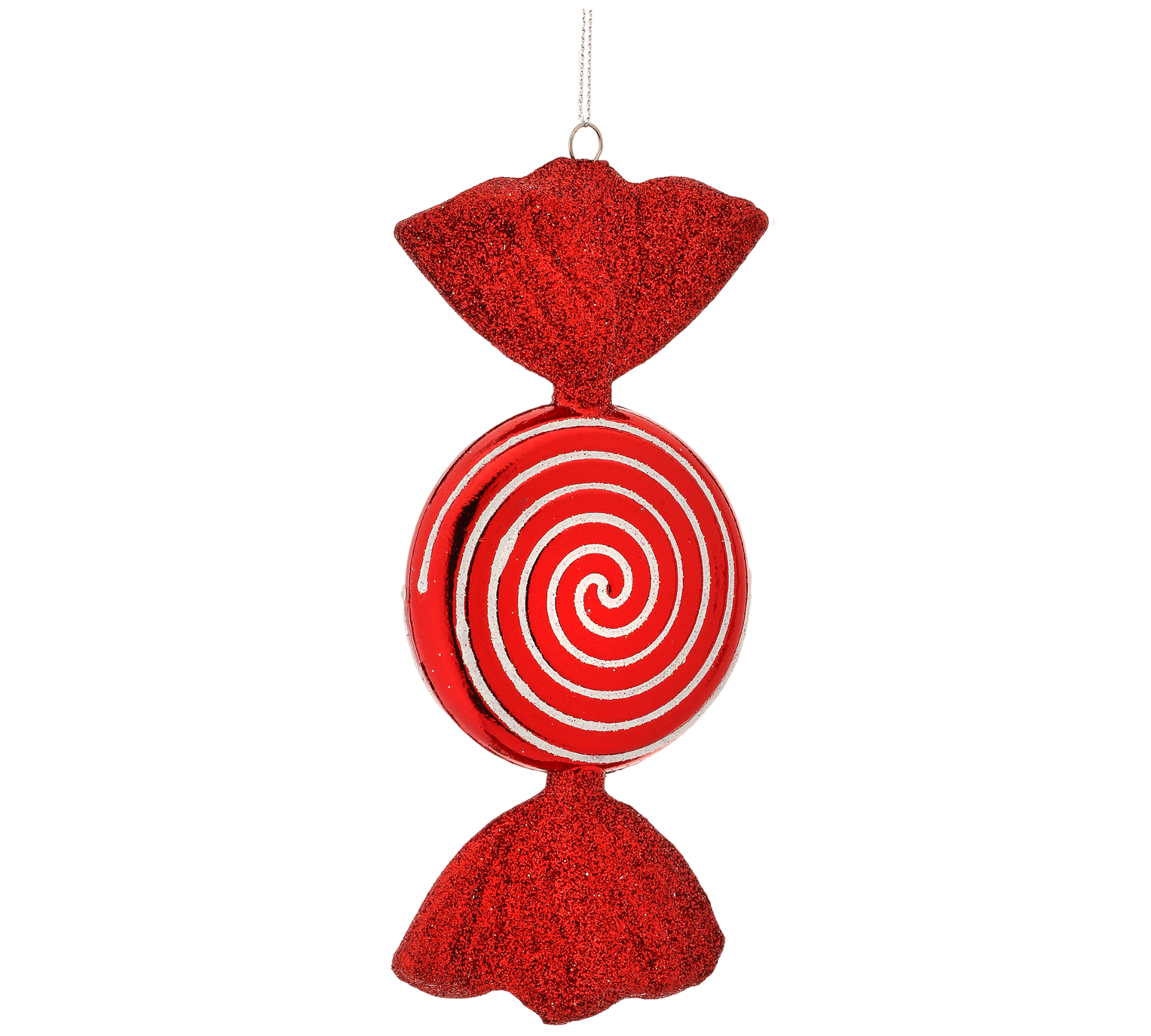 Candy Stripe Candy Ornament - The Sandy Santa