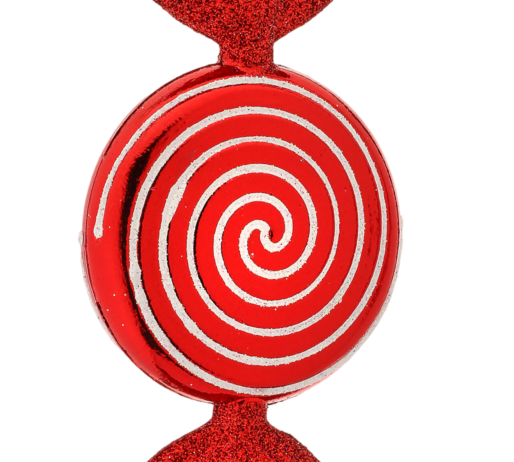 Candy Stripe Candy Ornament - The Sandy Santa
