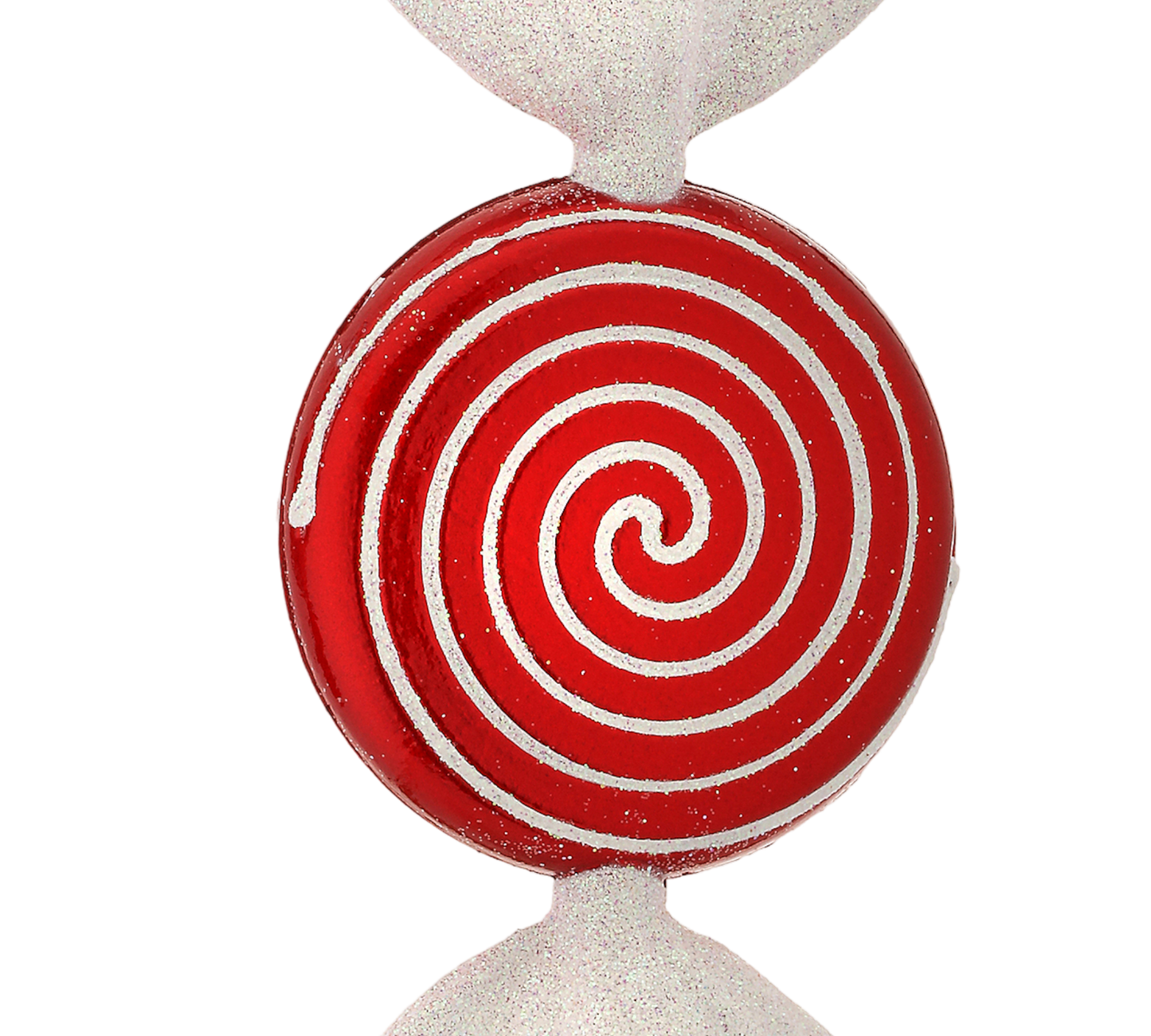 Candy Stripe Candy Ornament - The Sandy Santa
