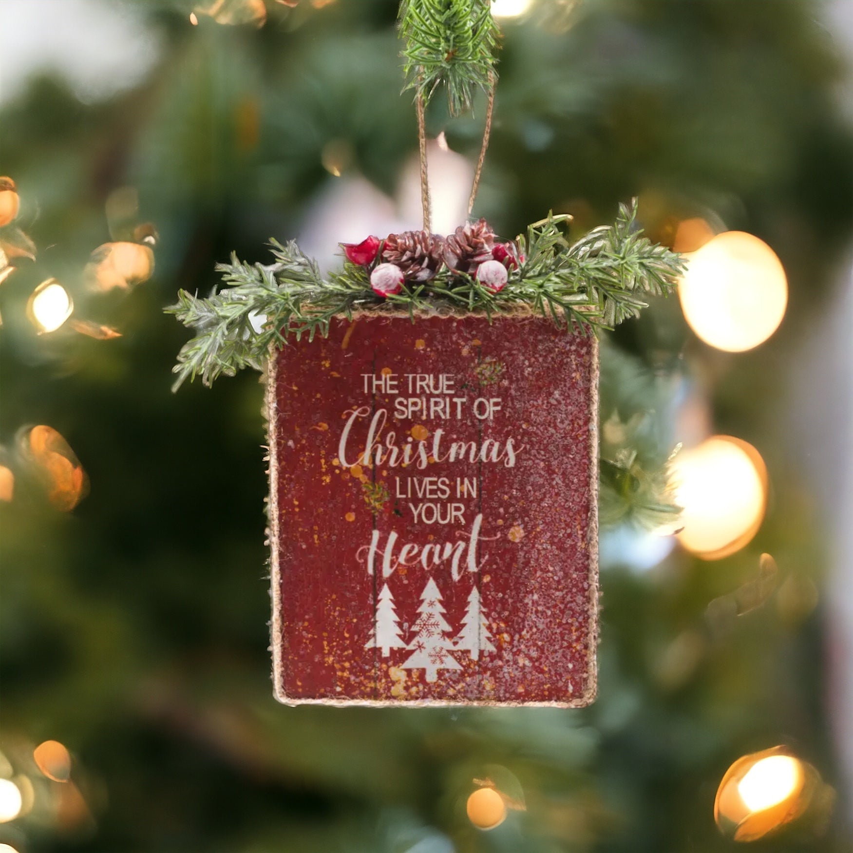 Spirit of Christmas Ornament - The Sandy Santa