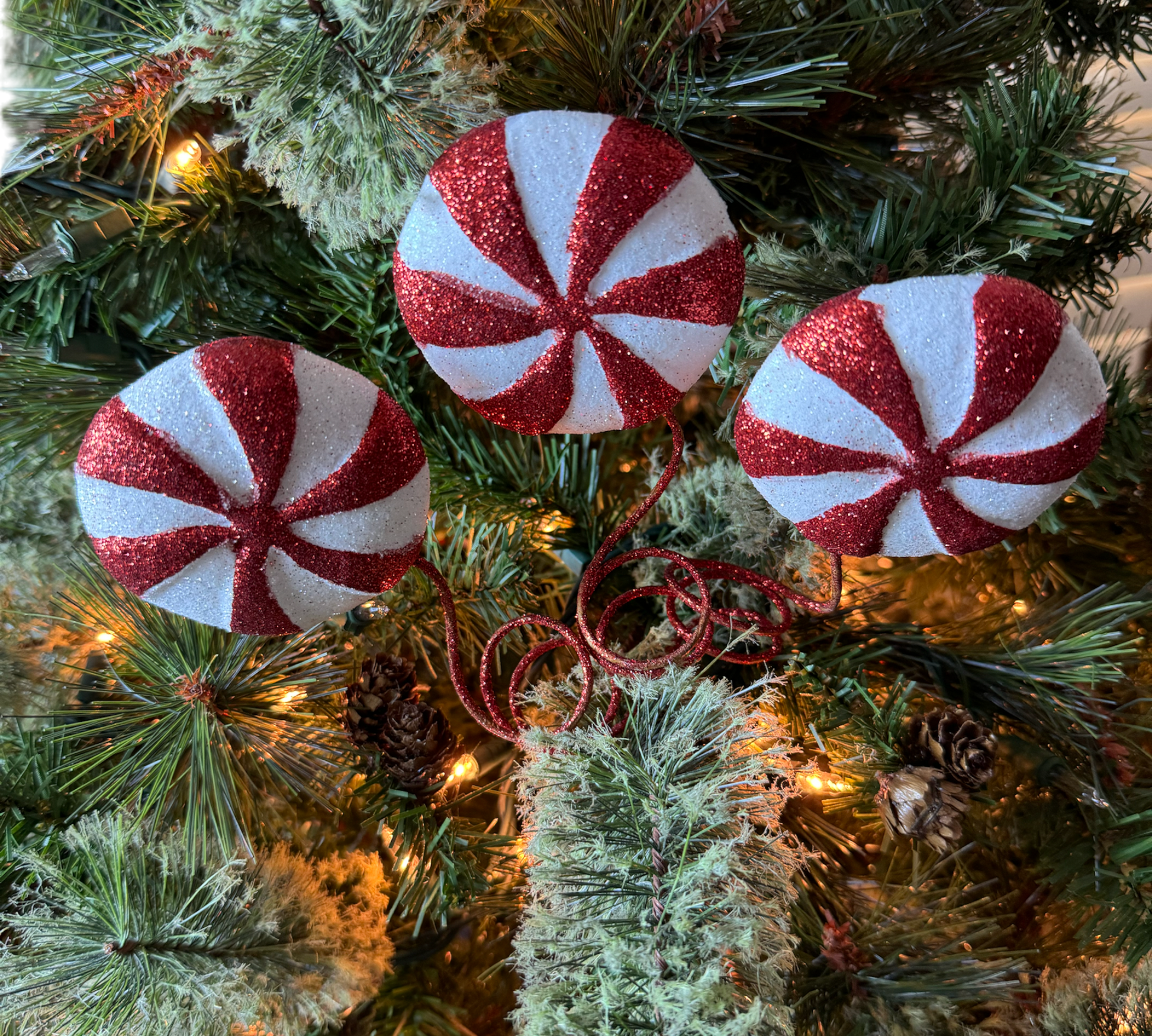 Glitter Peppermint Spring Spray - The Sandy Santa