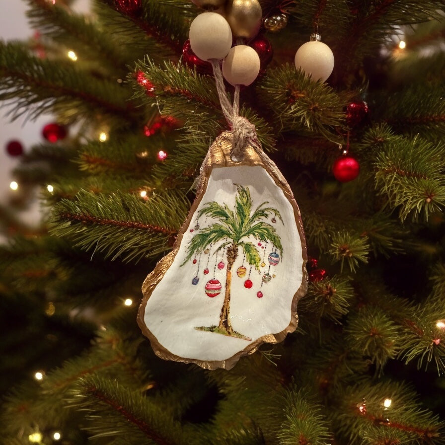 Tropical Tidings - small palm - The Sandy Santa
