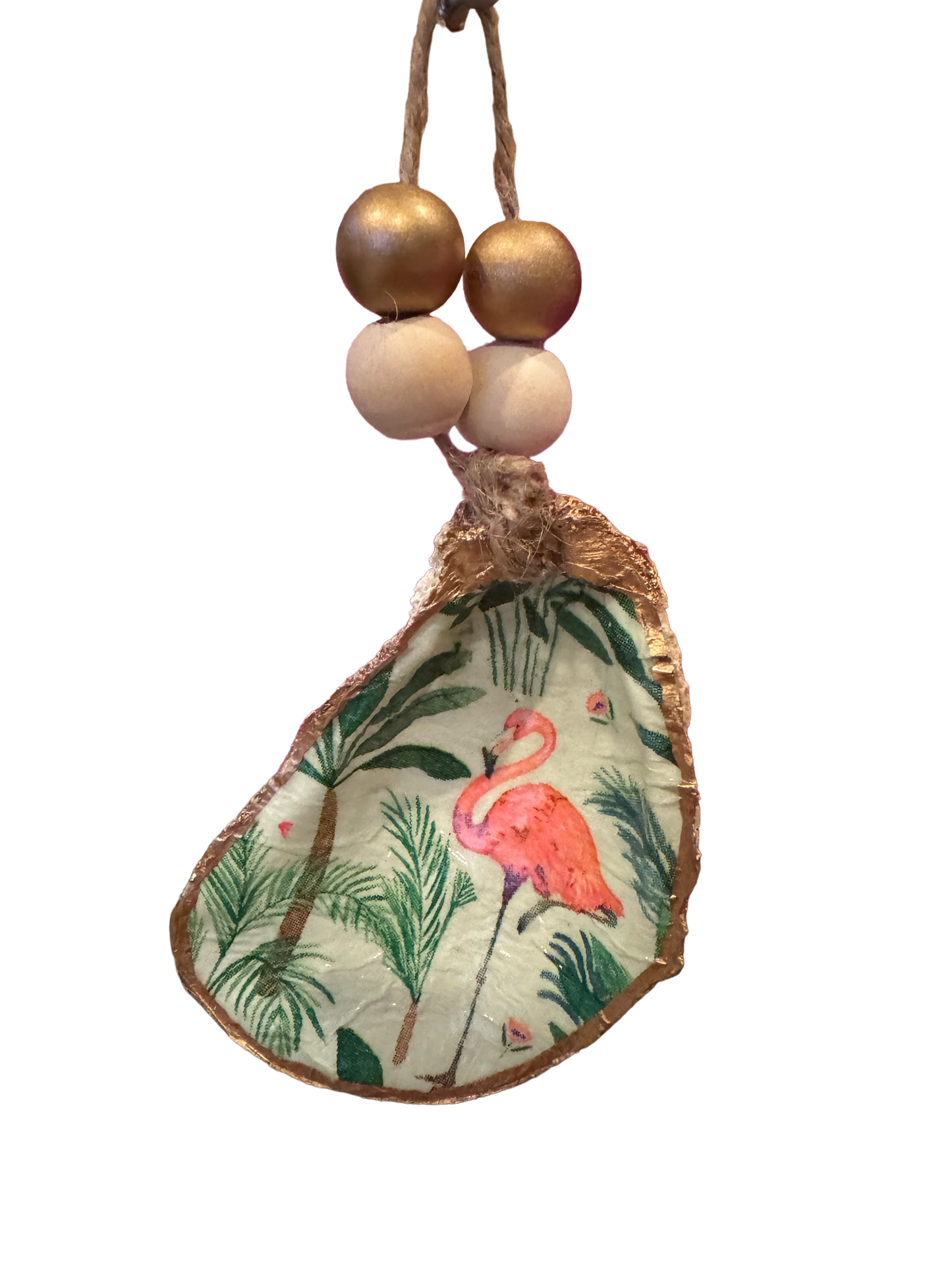 Flamingos in Paradise - sleeping flamingo - The Sandy Santa