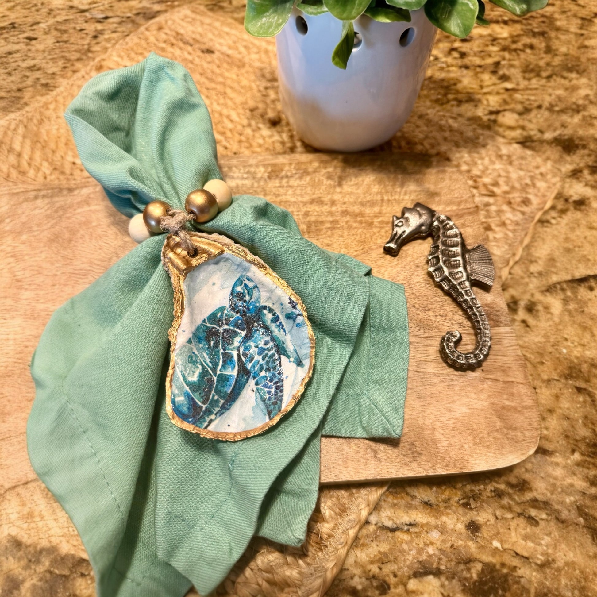 Sea Life - sea turtle - The Sandy Santa