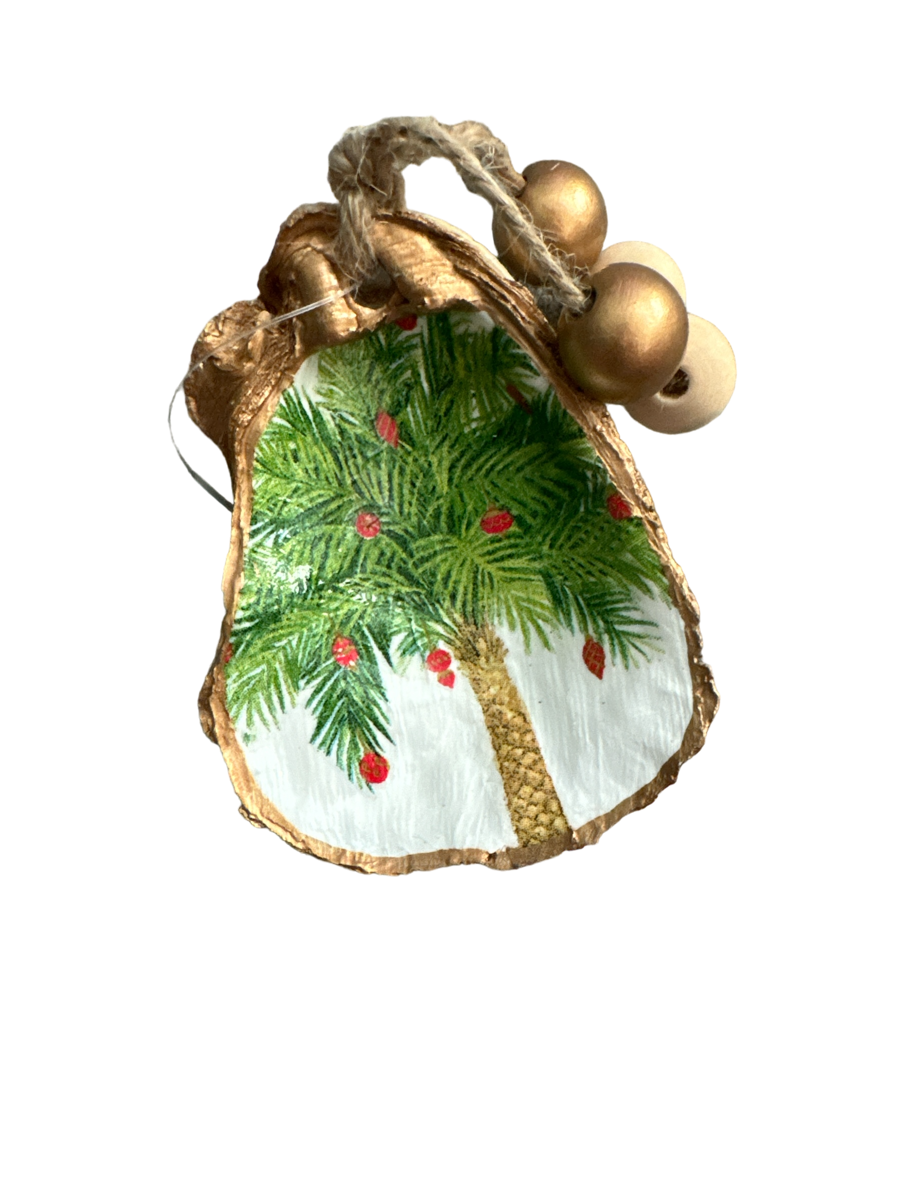Tropical Tidings - red ornaments - The Sandy Santa