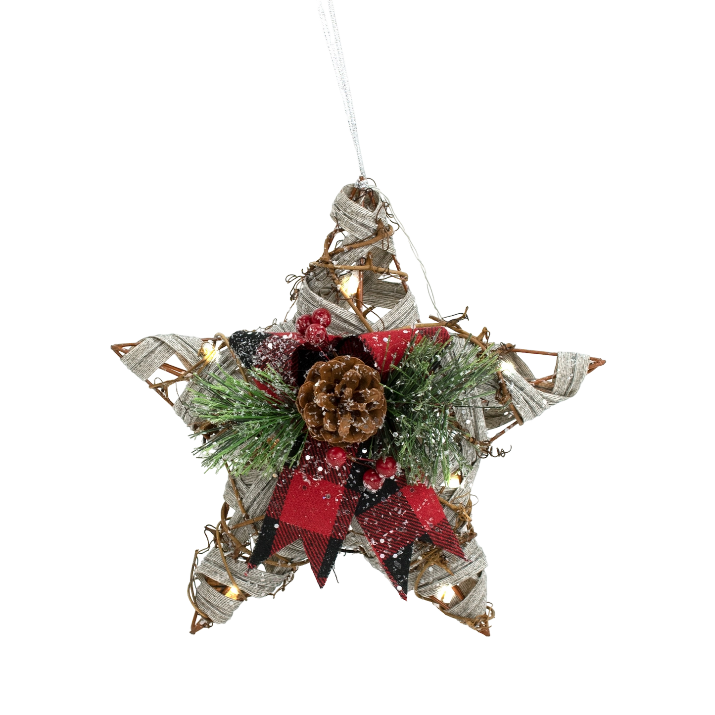 Small Festive Star - The Sandy Santa