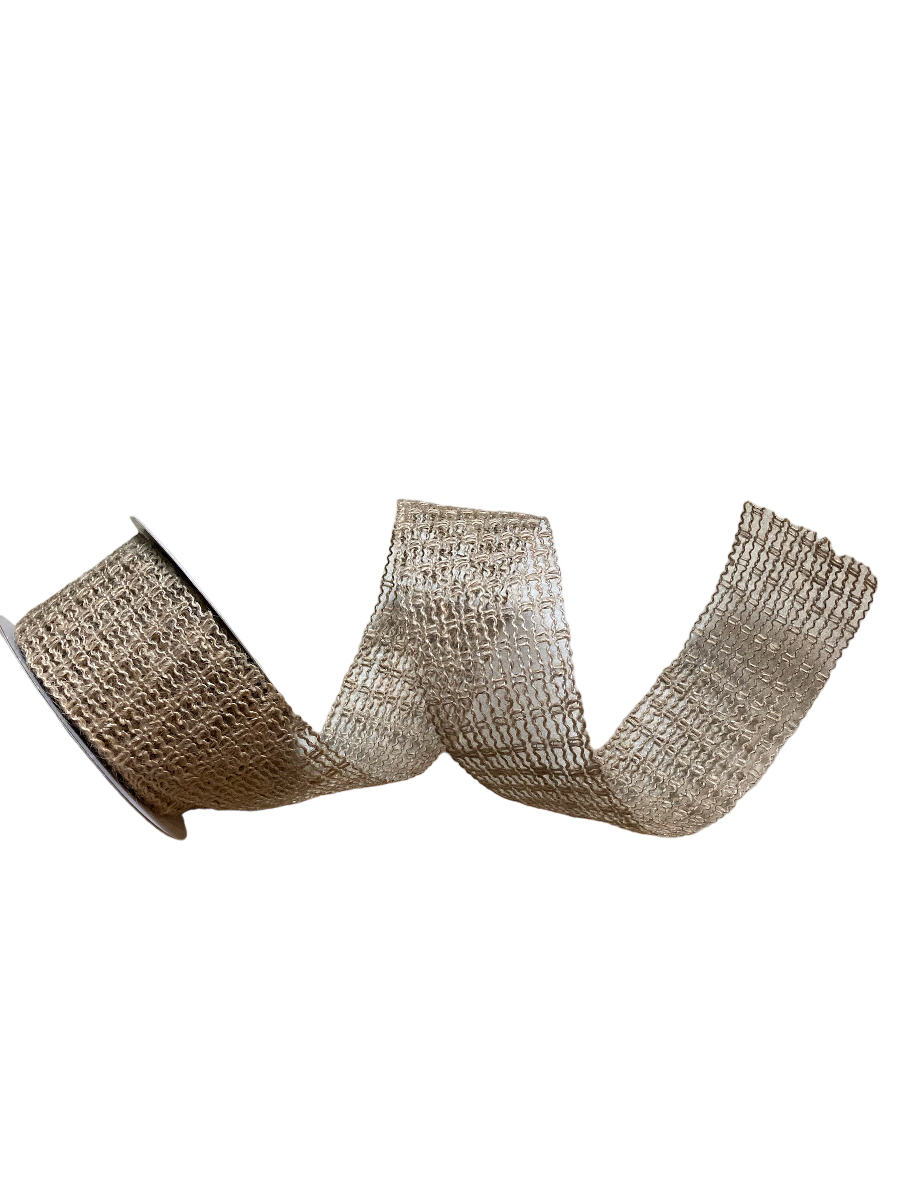 Wired Expandable Burlap Ladder Ribbon – The Sandy Santa