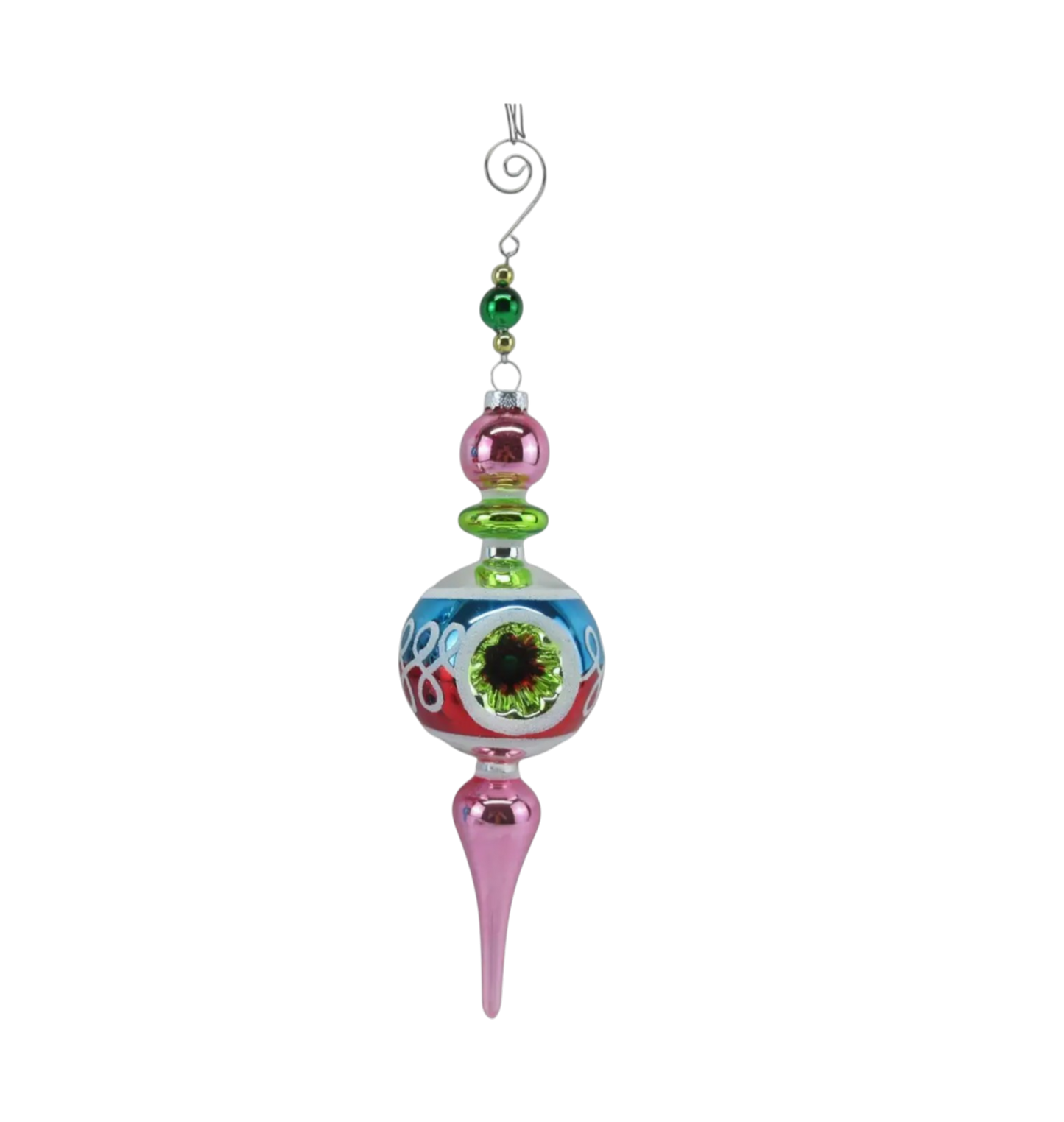 Pink Pastel Sphere Orn - The Sandy Santa