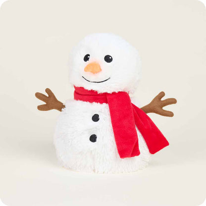 Red Scarf Snowman Warmies - The Sandy Santa