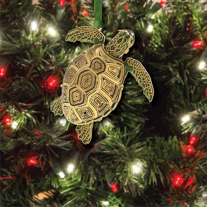 Sea Turtle 3D - The Sandy Santa