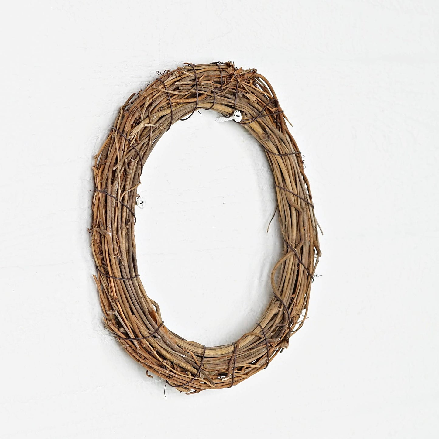 Natural Angel Vine Ring Wreath - The Sandy Santa
