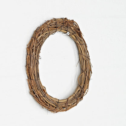 Natural Angel Vine Ring Wreath - The Sandy Santa