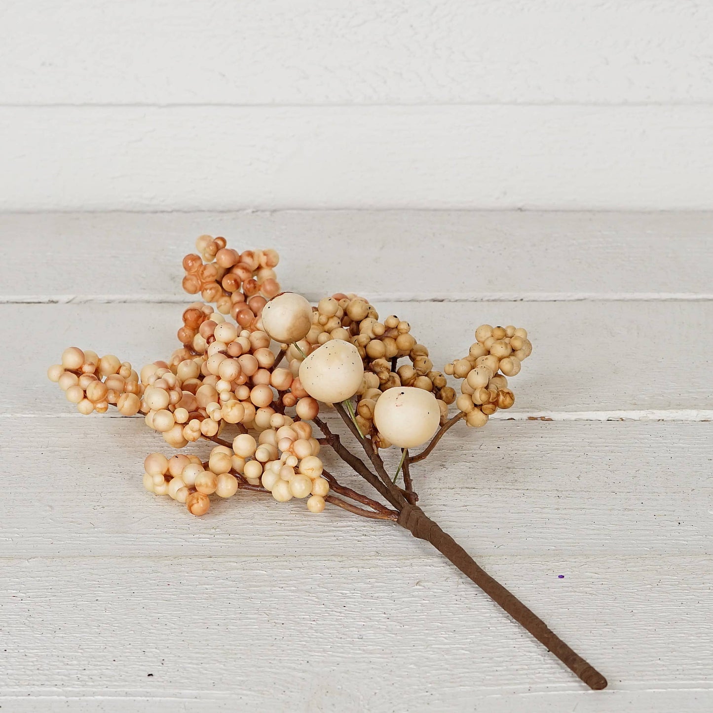 Beige Cream Pepper/Pod Berries
