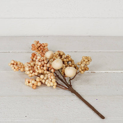 Beige Cream Pepper/Pod Berries