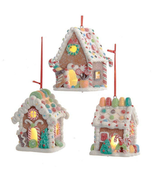 LED Candy Gingerbread House - The Sandy Santa