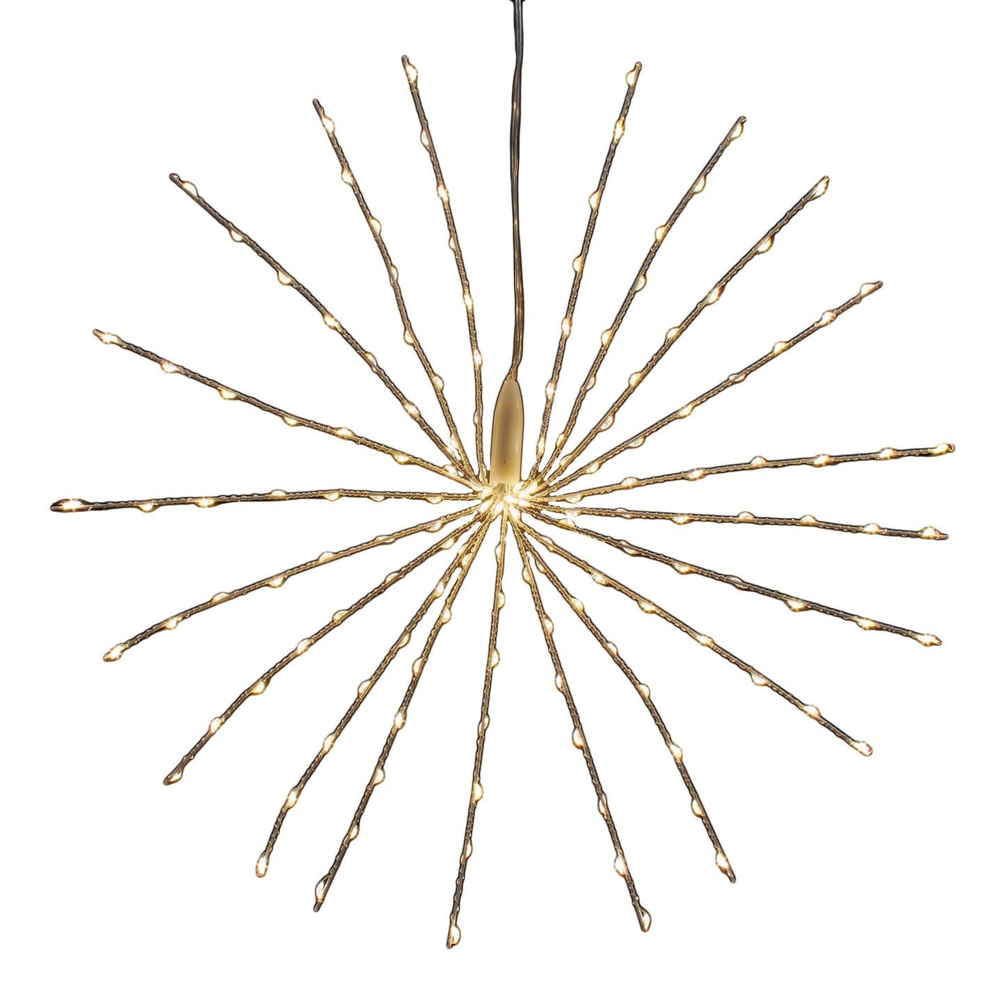 16" 3D STARBURST LIGHTS W/160 WW LED - The Sandy Santa
