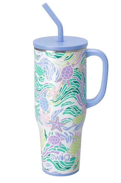 Sea Swirl Mega Mug (40oz) - The Sandy Santa