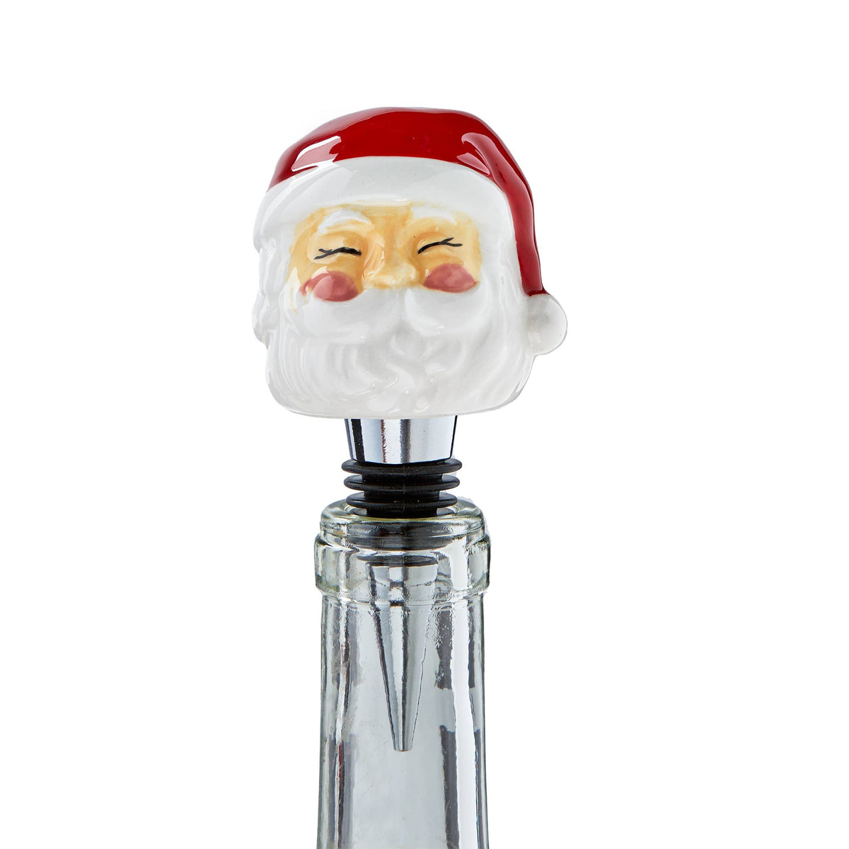 Vintage Santa Bottle Stopper