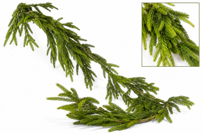 58” Natural Touch Norfolk Pine Garland