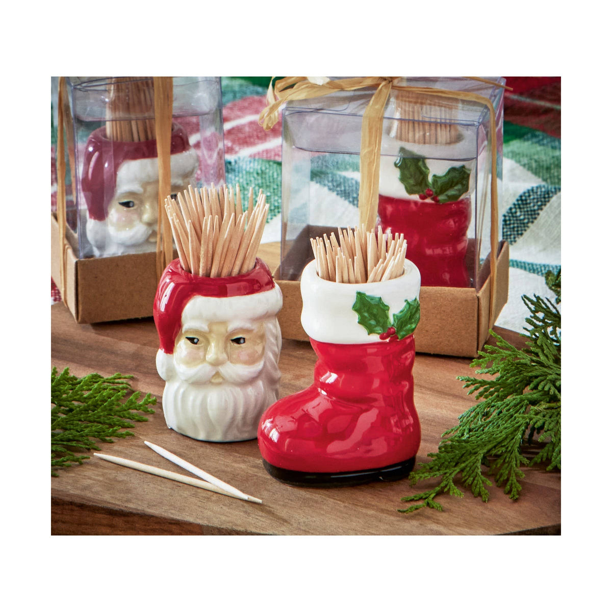 Vintage Santa Toothpick Holder
