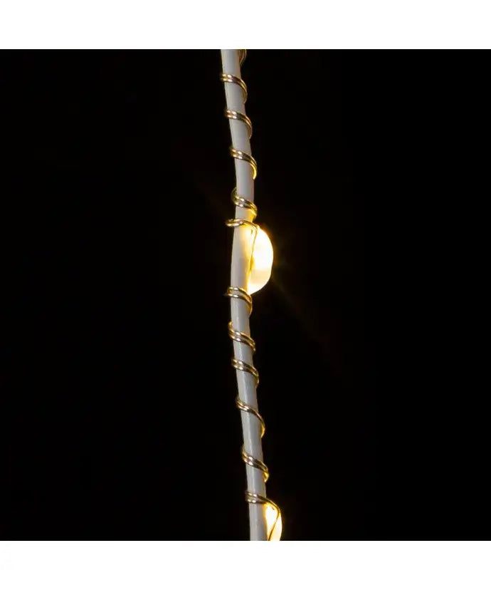 16" 3D STARBURST LIGHTS W/160 WW LED - The Sandy Santa