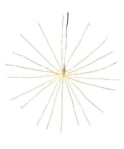 16" 3D STARBURST LIGHTS W/160 WW LED - The Sandy Santa