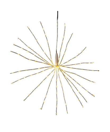 16" 3D STARBURST LIGHTS W/160 WW LED - The Sandy Santa