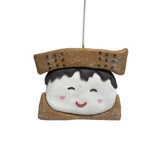 Merry Marshmallow S'more Ornament - The Sandy Santa
