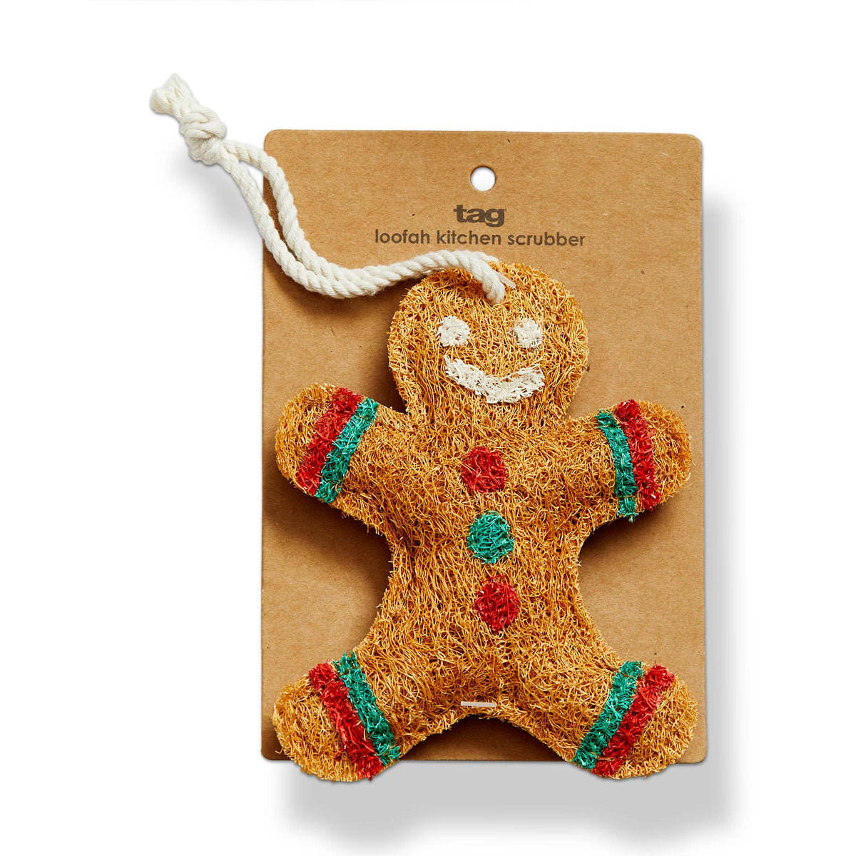 Gingerbread Loofah Scrubber
