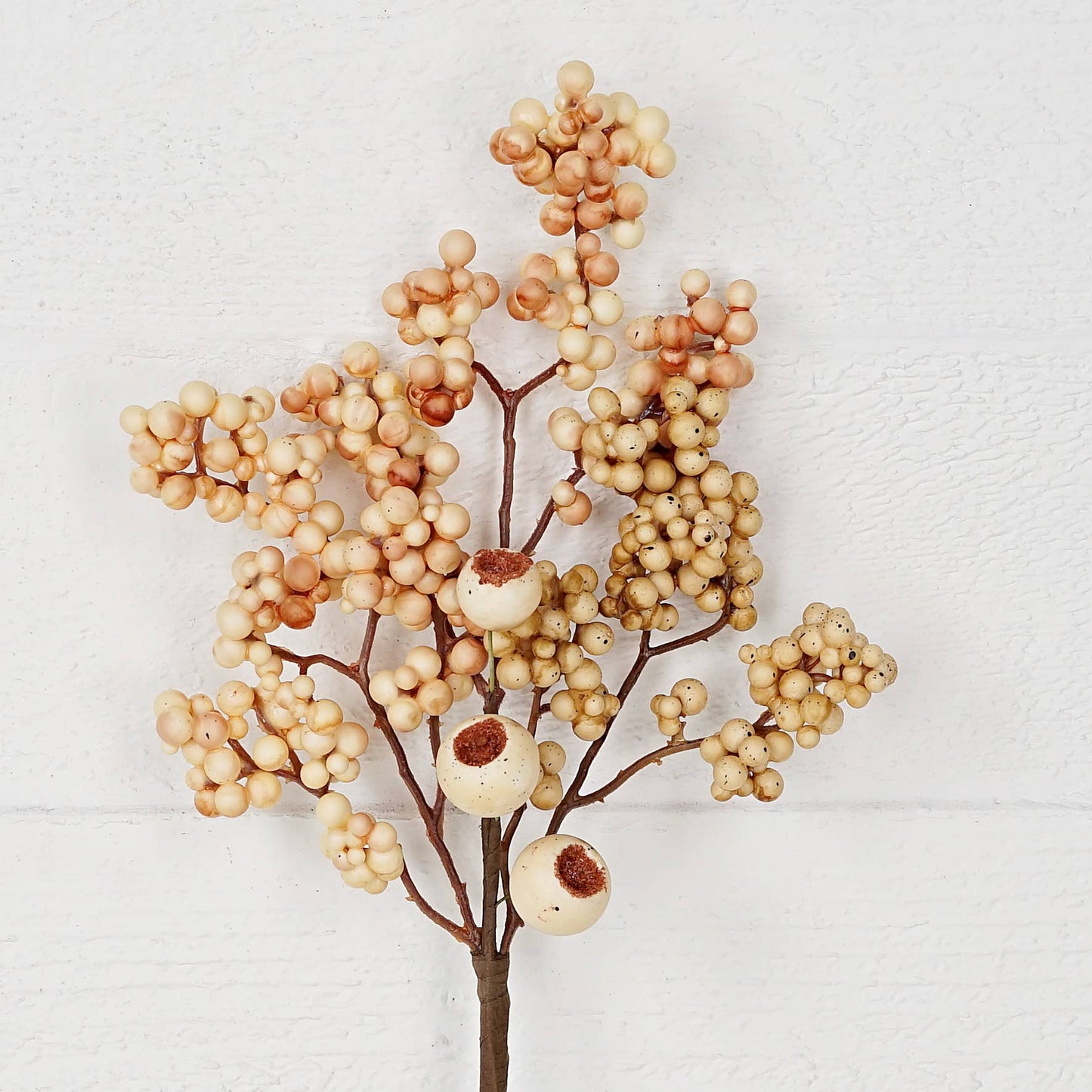Beige Cream Pepper/Pod Berries