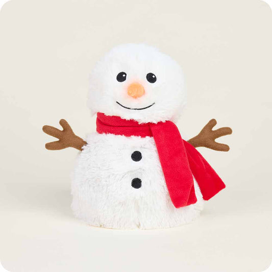 Red Scarf Snowman Warmies - The Sandy Santa