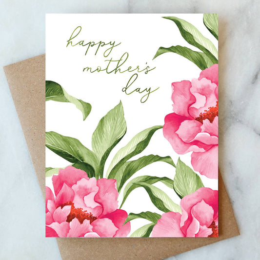 Mother's Day Blooms Greeting Card | Mom & Seasonal Card - The Sandy Santa