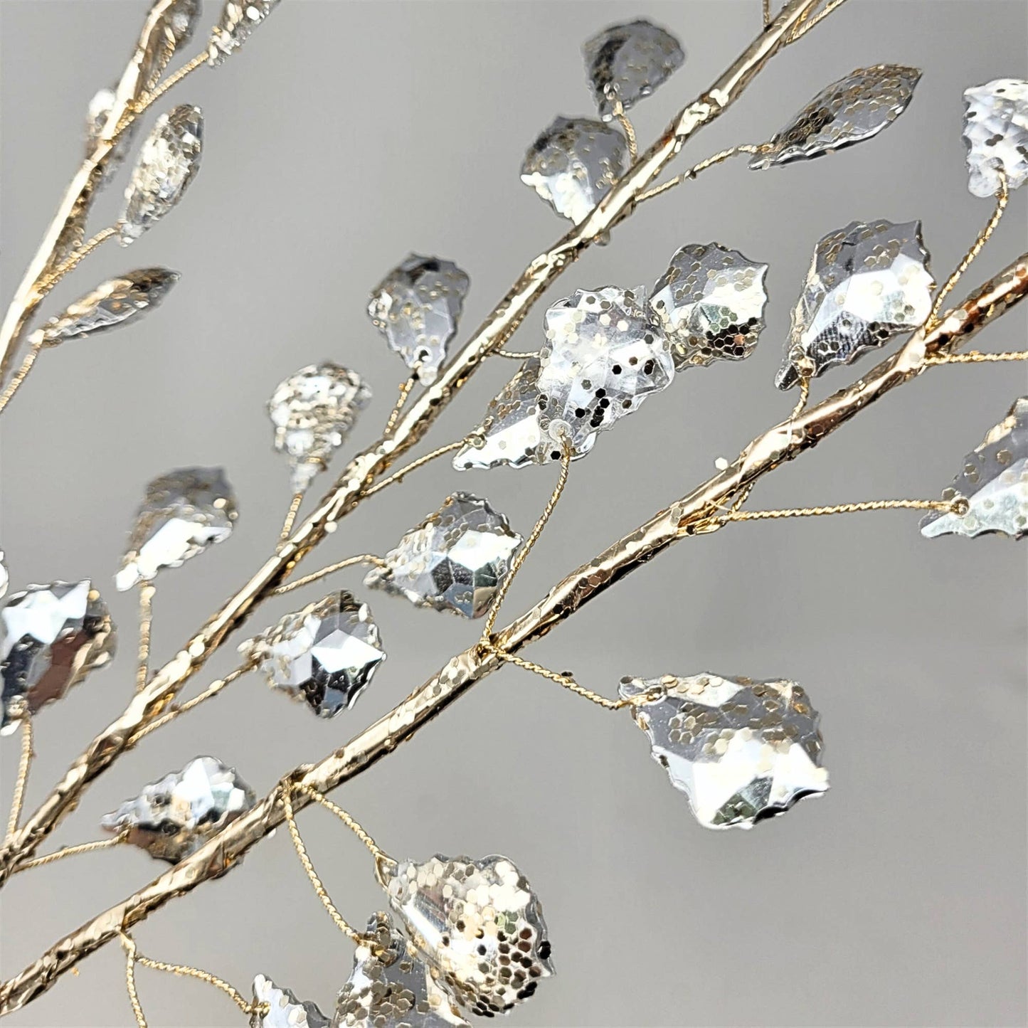 Champagne/Clear Glitter Gem Spray - The Sandy Santa