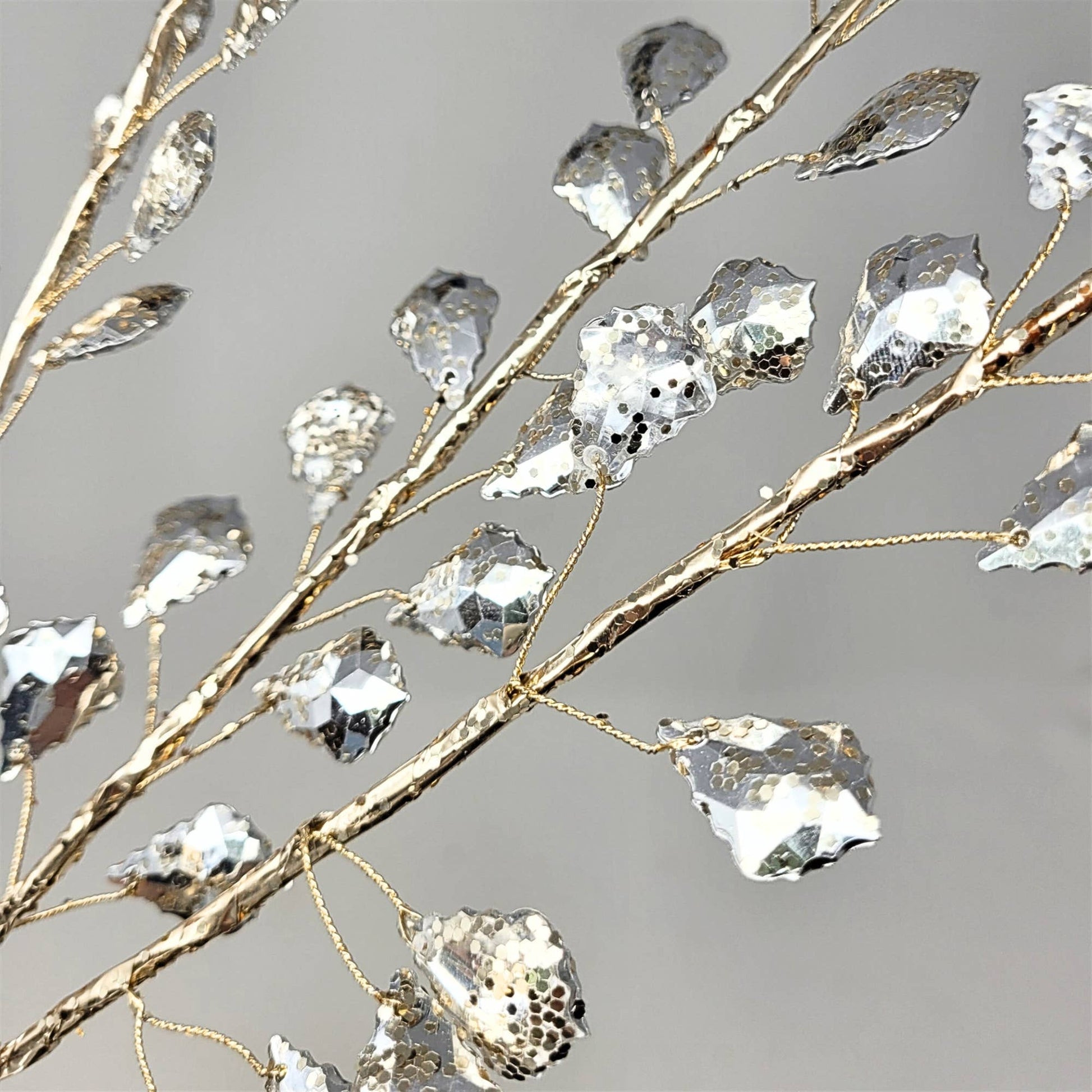 Champagne/Clear Glitter Gem Spray - The Sandy Santa