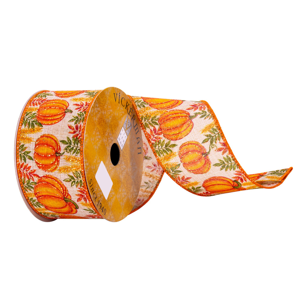 Jute Pumpkin Ribbon - The Sandy Santa