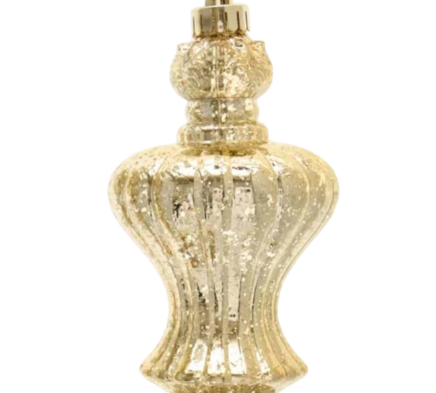 12" Gold Finial Ornament