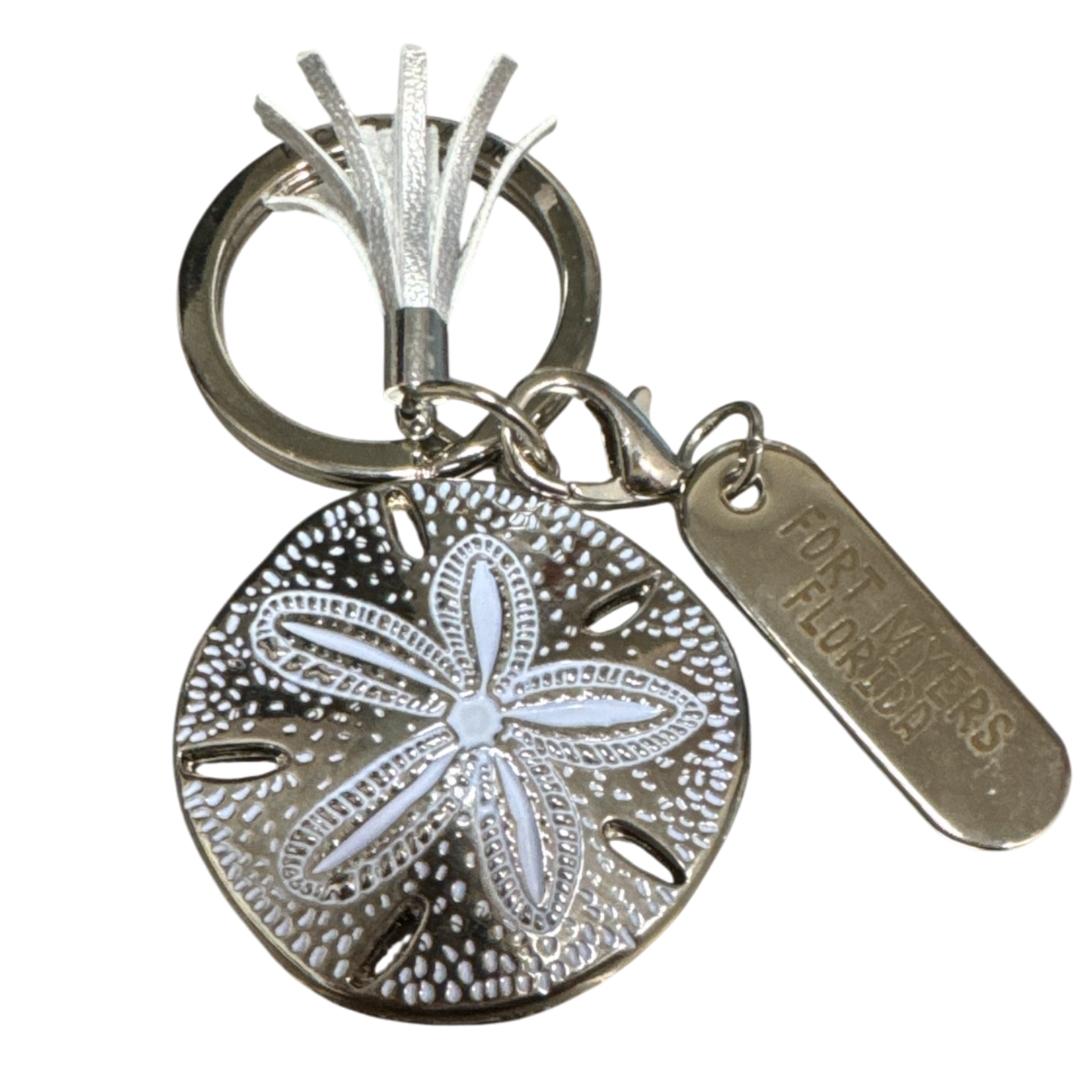 Sand Dollar Keychain