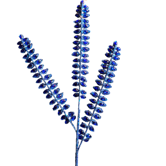 Blue Diamond Leaf Spray - The Sandy Santa