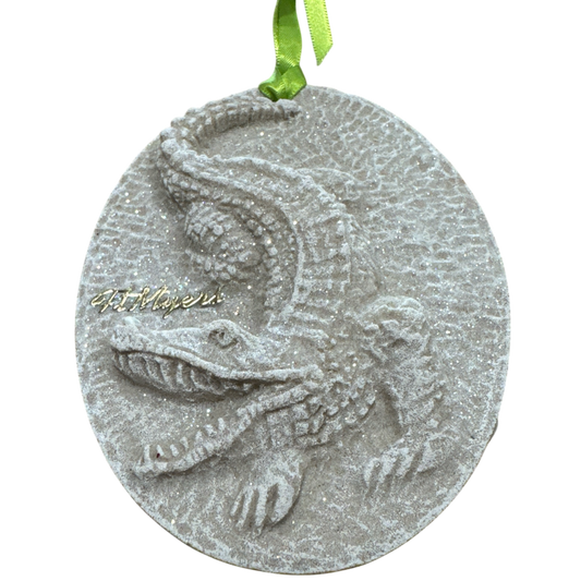 Alligator Sand Ornament - The Sandy Santa