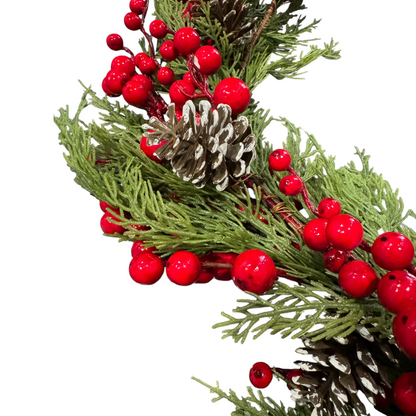Berry Pinecone Garland