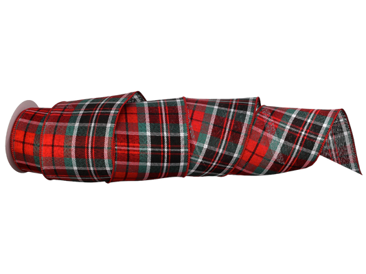 Tartan Plaid Ribbon - The Sandy Santa