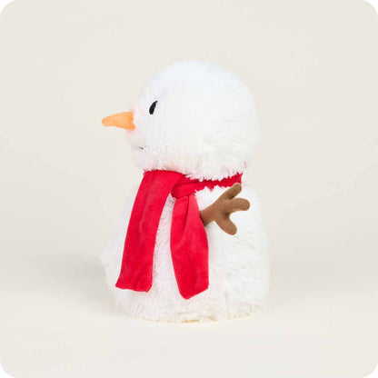 Red Scarf Snowman Warmies - The Sandy Santa