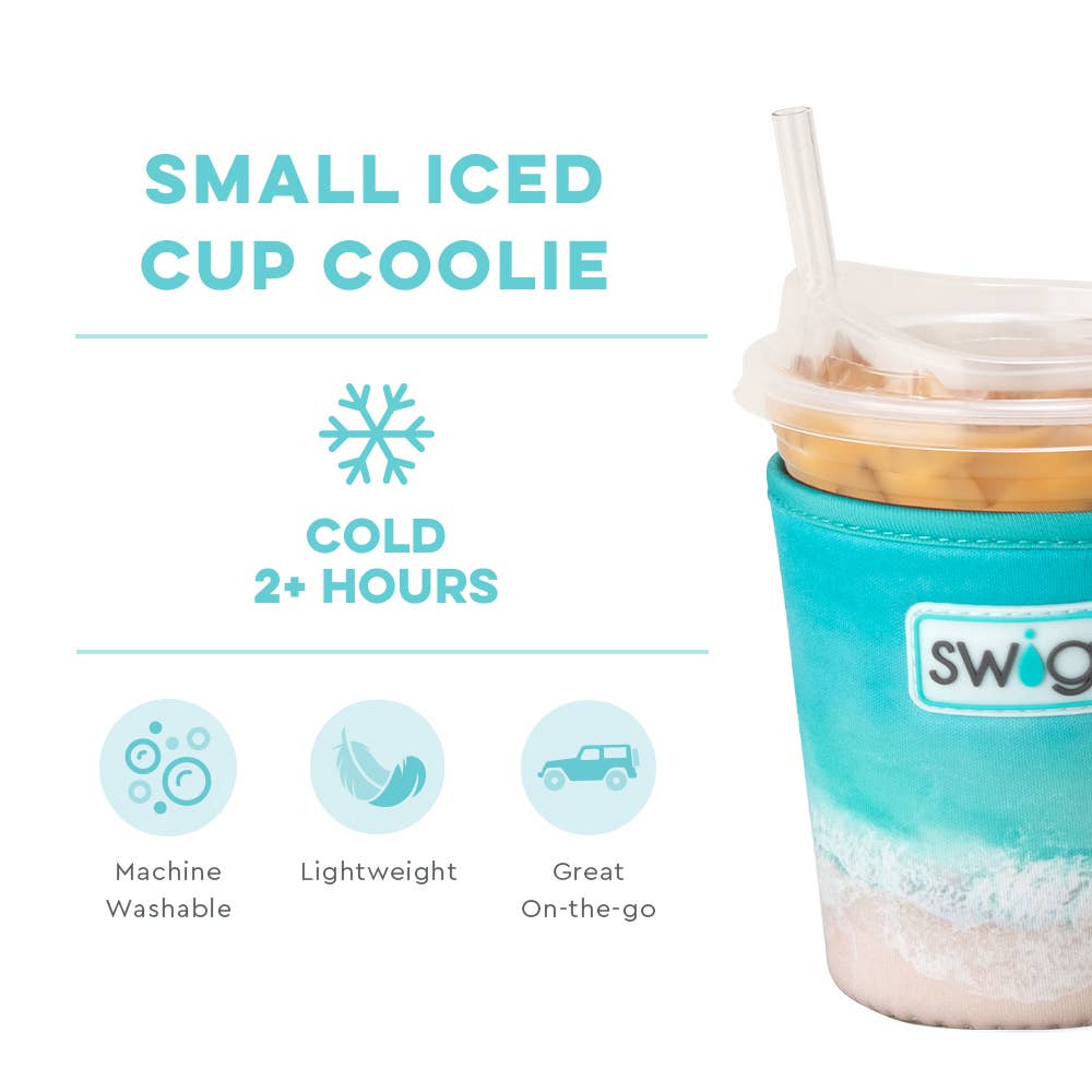 High Tide Iced Cup Coolie (Small) - The Sandy Santa