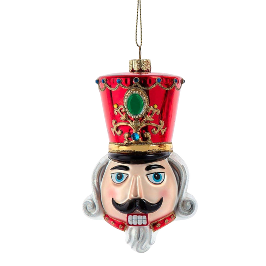 4.5"Glass Nutcracker - The Sandy Santa