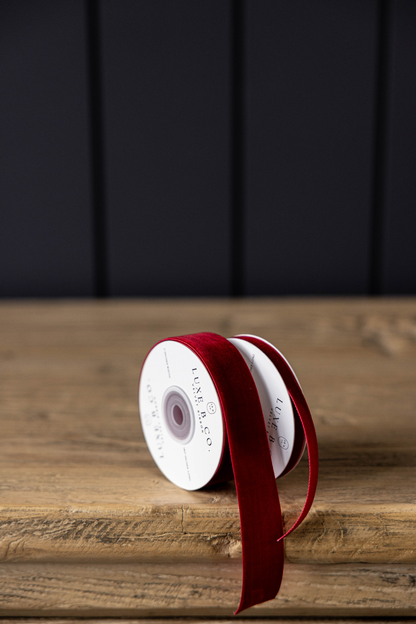Burgundy Velvet Ribbon