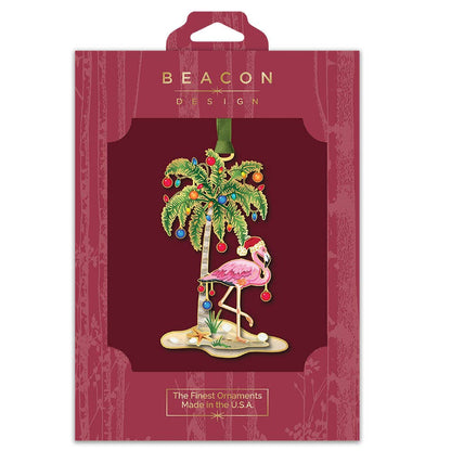 Festive Flamingo - The Sandy Santa