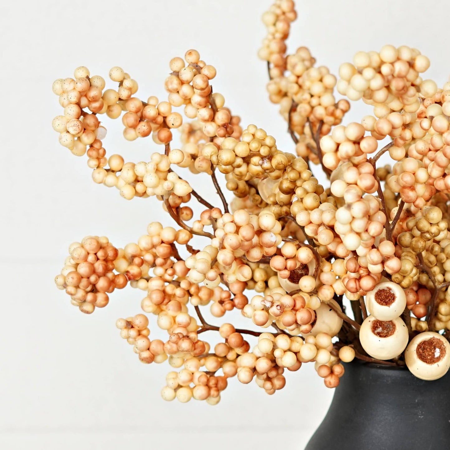 Beige Cream Pepper/Pod Berries
